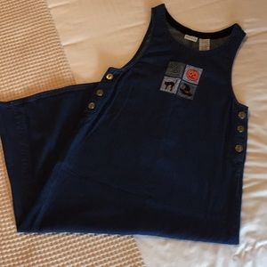 Halloween Denim Jumper Dress